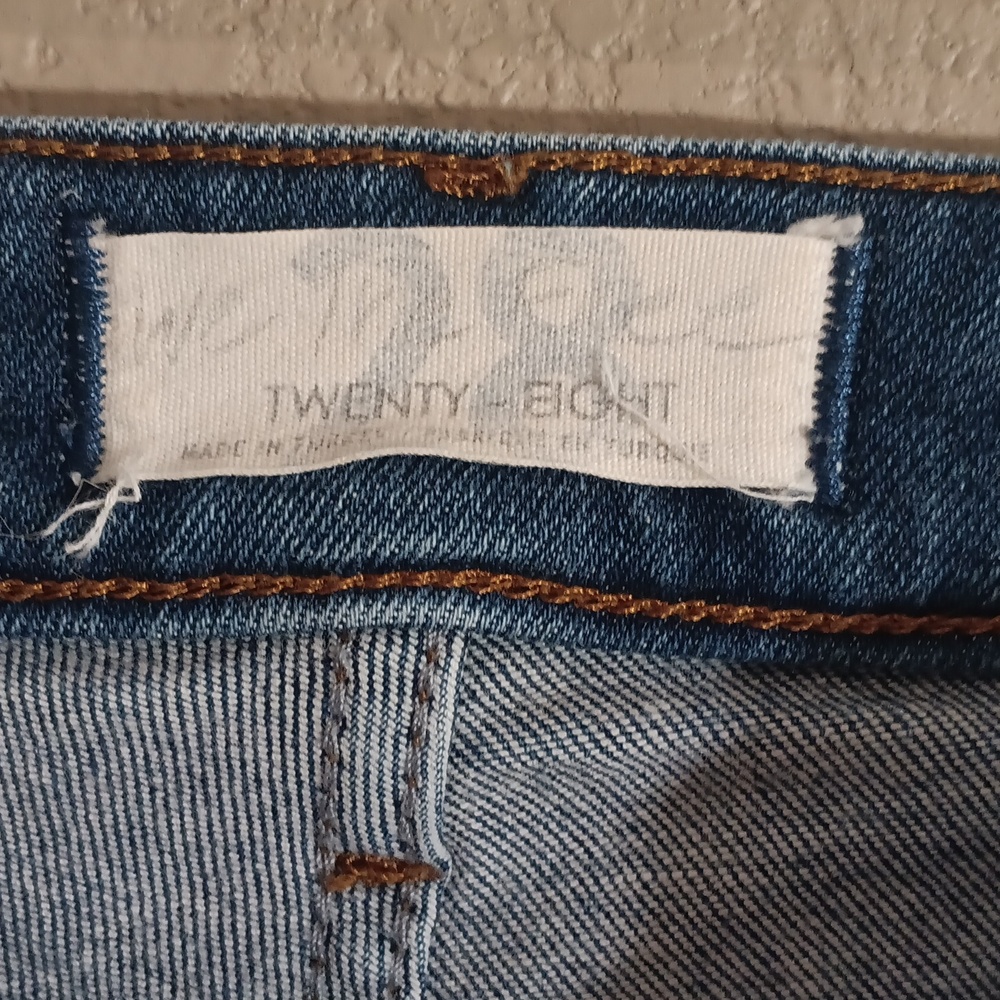 Free People Classic Blue Women's High-Rise Skinny Jeans - Picture 2 of 4
